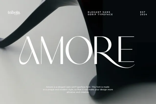 Best Fonts for Logos: Enhance Your Graphic Design with Professional Typography - resourceflix.com | ResourceFlix Amore typeface , San serif logo font, Best fonts for logos