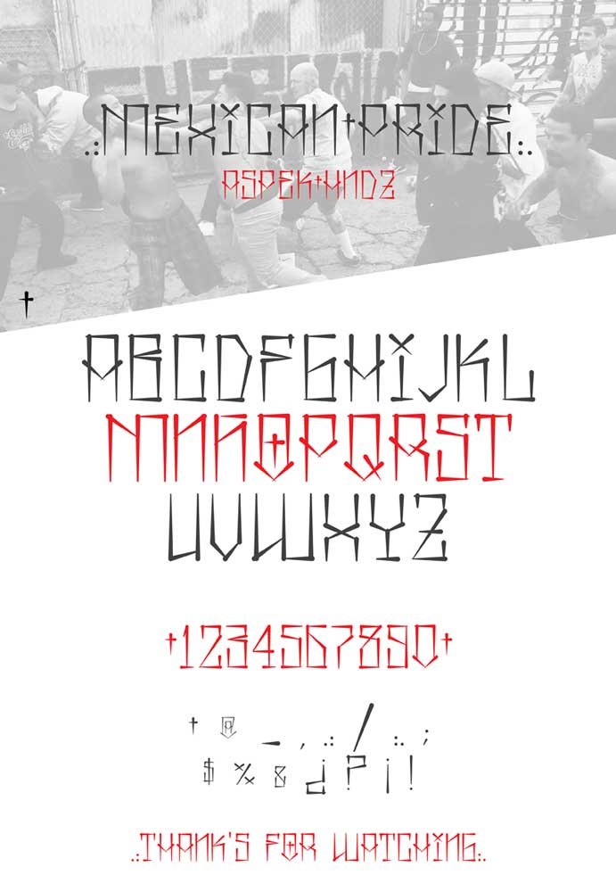 Top 15 Iconic Chicano Fonts to Inspire Your Next Project | ResourceFlix Chicano fonts