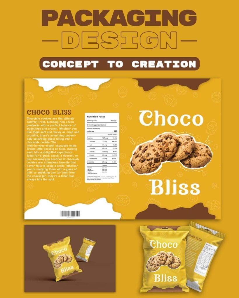 Food packaging design, packaging design