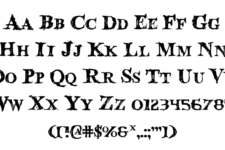 Freaky font