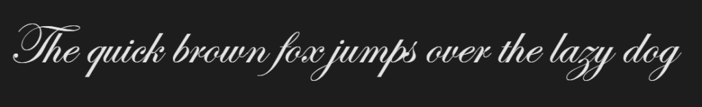 Edwardian script