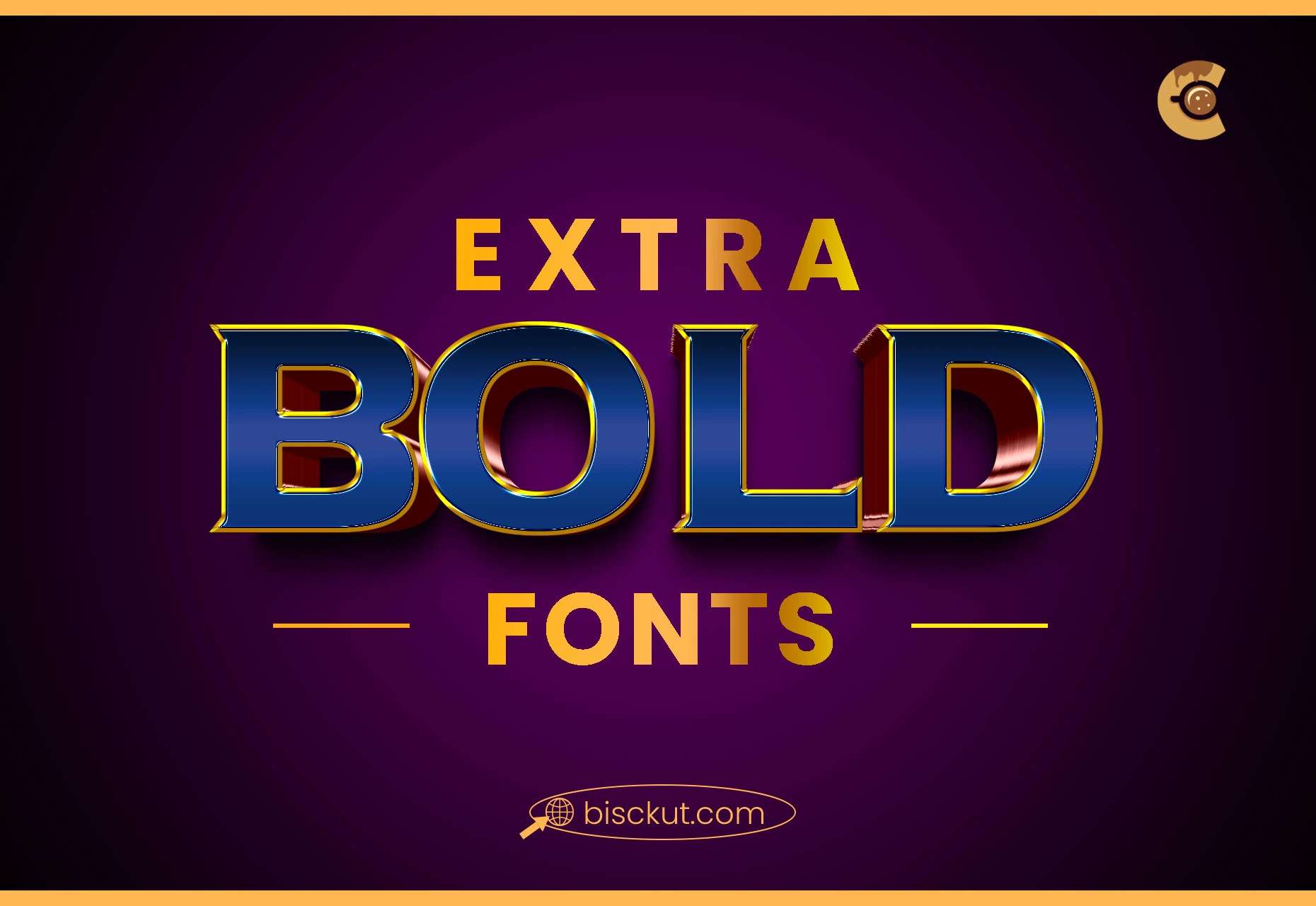 Extra bold fonts cover