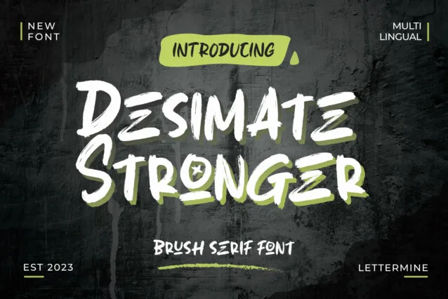 stronger font download