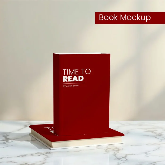 book mockup design download