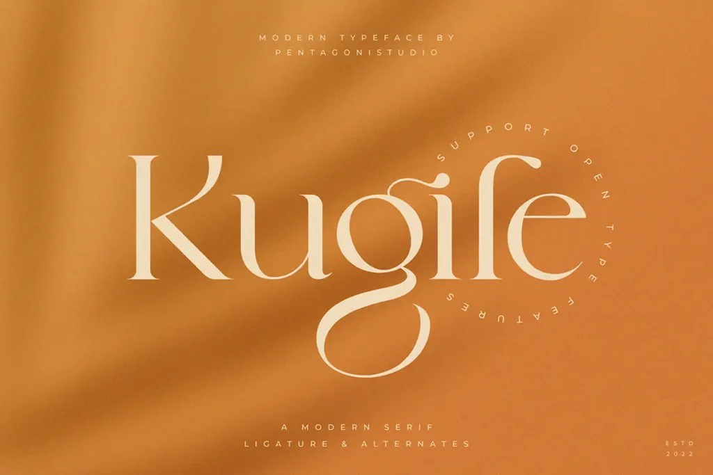 Kugife luxury font