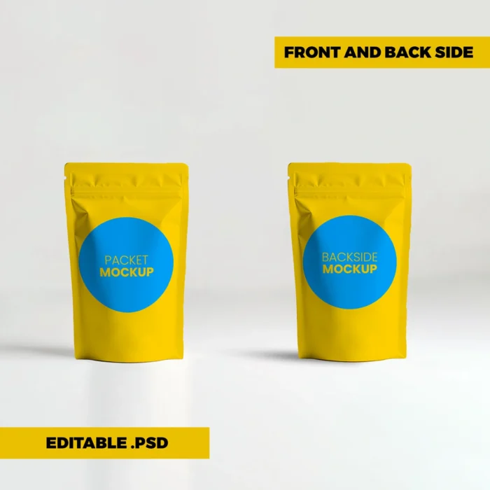 Realistic Food Packaging Mockup