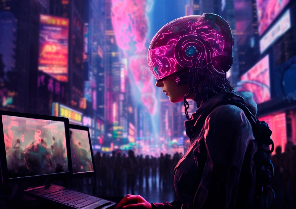 7 Mind-Bending Digital Art Ideas You Need Now | ResourceFlix Visual representations of cyberpunk scenes