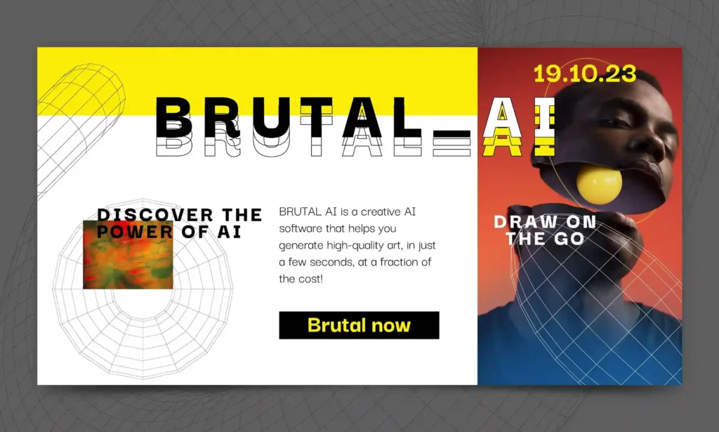 Brutalism Graphic Design: The revival of an Iconic Aesthetic | ResourceFlix visual of brutalism graphic design banner