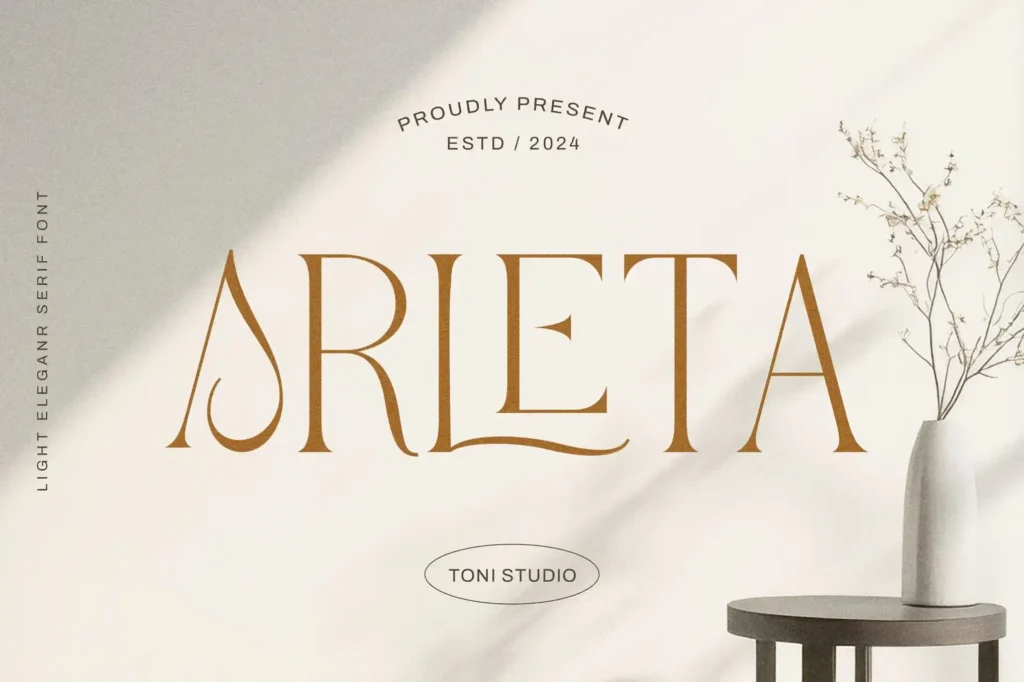 Arleta || elegant font download 