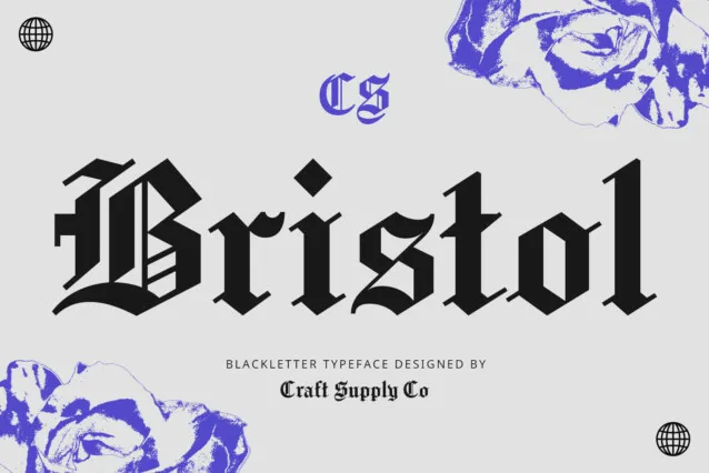 Visual of CS Bristol font