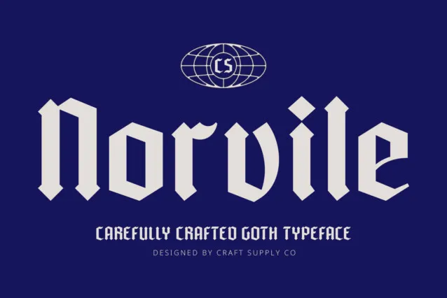 visual of CS Norvile font