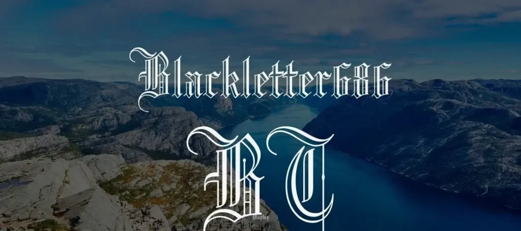 Visual of blackletter686
