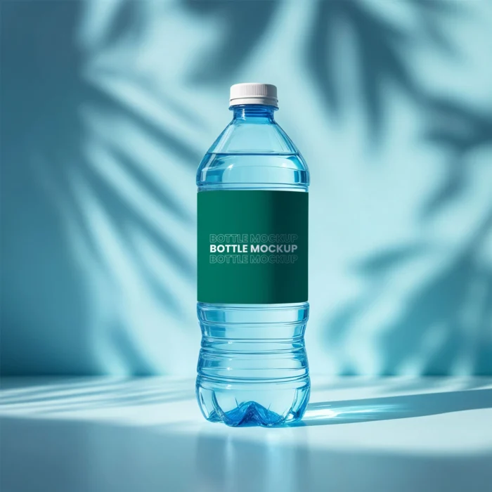 Label-Ready Plastic Bottle Mockup