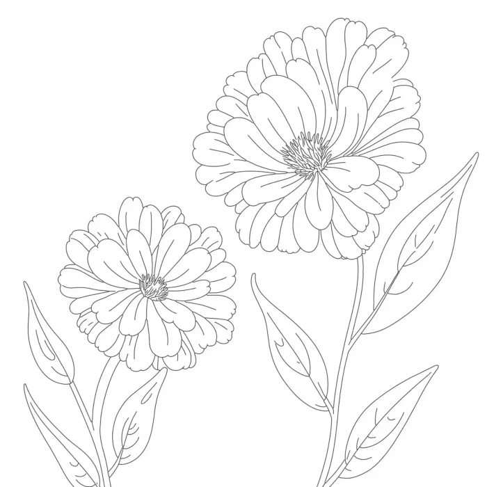 Flower line art vector for packaging, labels, and elegant floral branding in AI, EPS, and PNG.