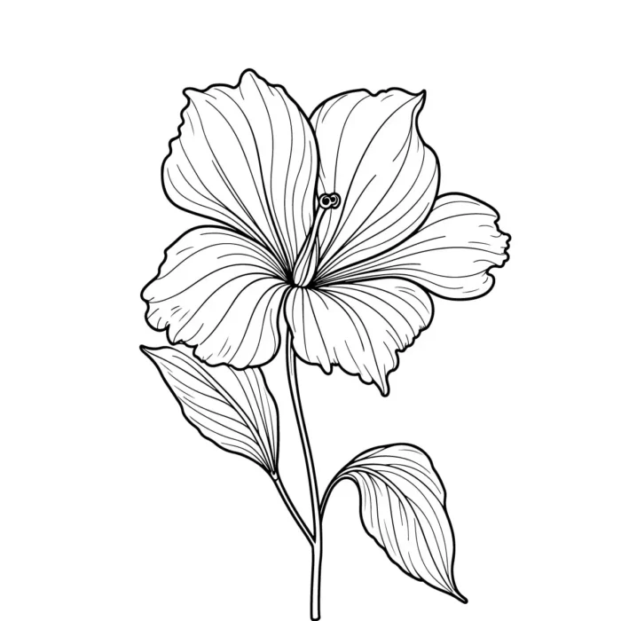 Modern floral line art in vector format for branding, packaging, and social media graphics.