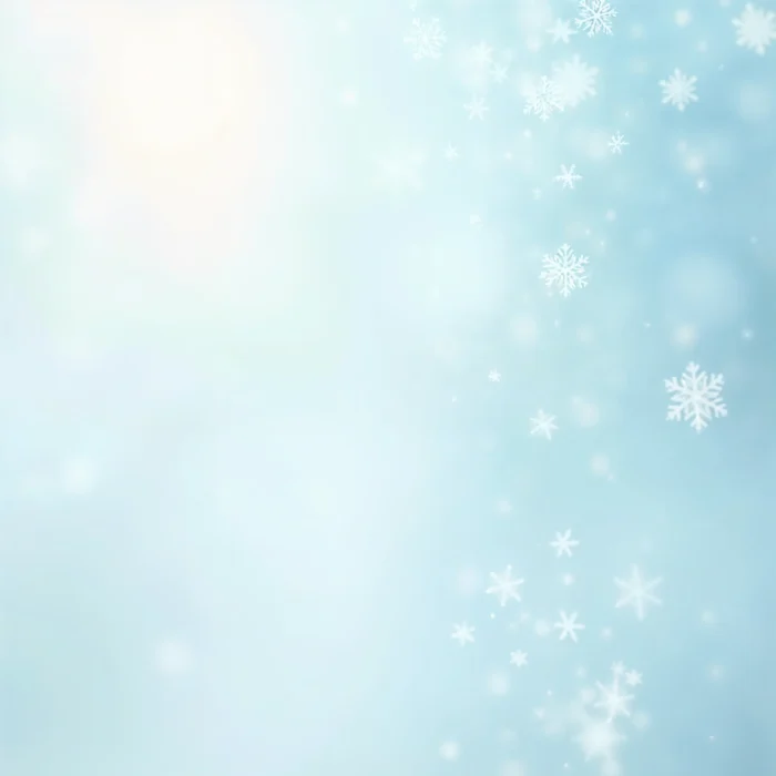 Winter Snow Falling Bokeh Effects Background