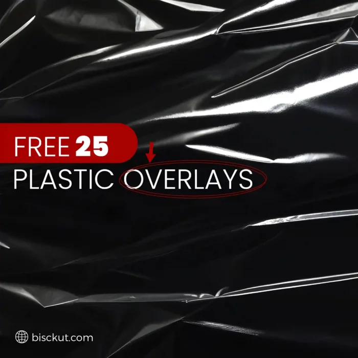 25 Free plastic overlay textures for Photoshop backgrounds, digital art, and design projects.