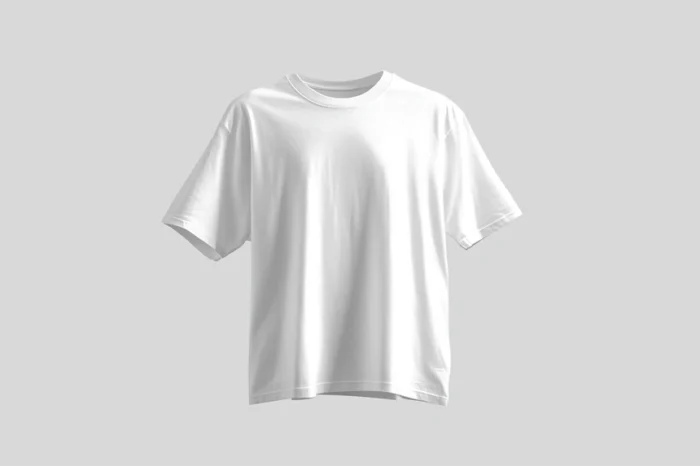Download the Free Floating Oversized T-Shirt Mockup to easily showcase your designs in high resolution (4500x3000px) with user-friendly editing features.