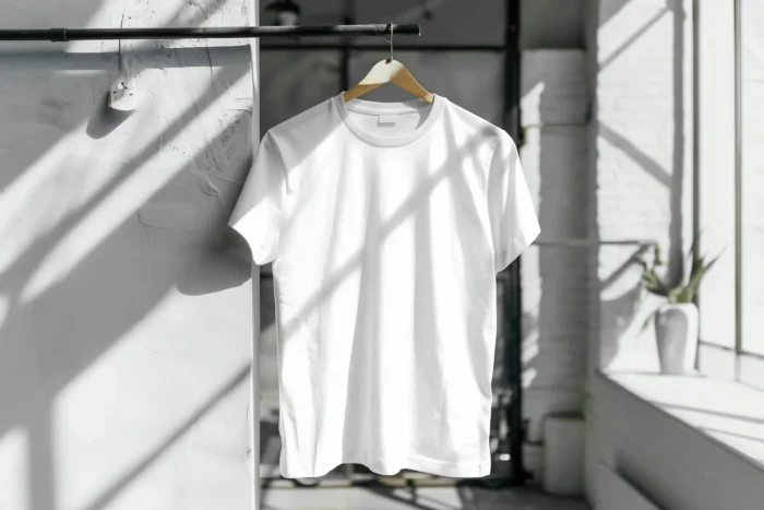 Indoor Light Hanging T-Shirt PSD Mockup - Image 2