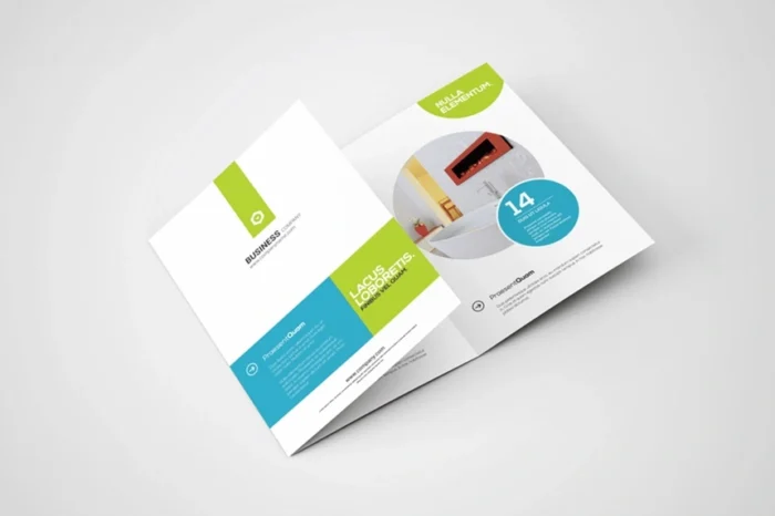 Free 3 Folds A4 Brochure Mock-Up with editable PSD for marketing and promotional design presentations.