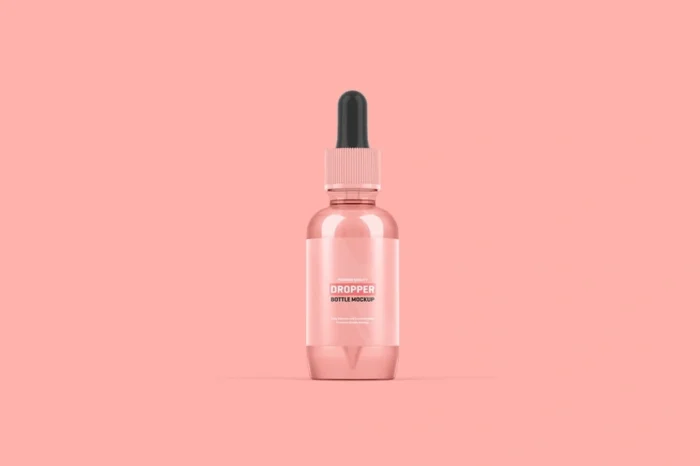 Serum Bottle Packaging Mockup
