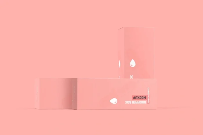 Serum Bottle Packaging Mockup
