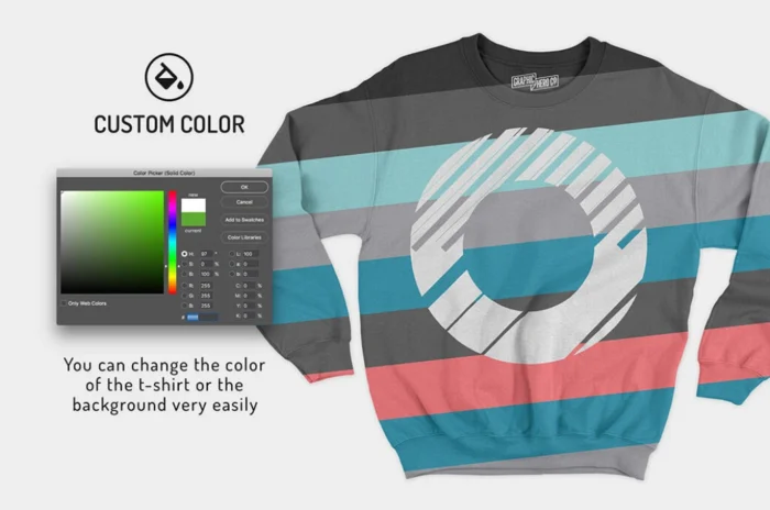 Free Crewneck Sweatshirt Mockups