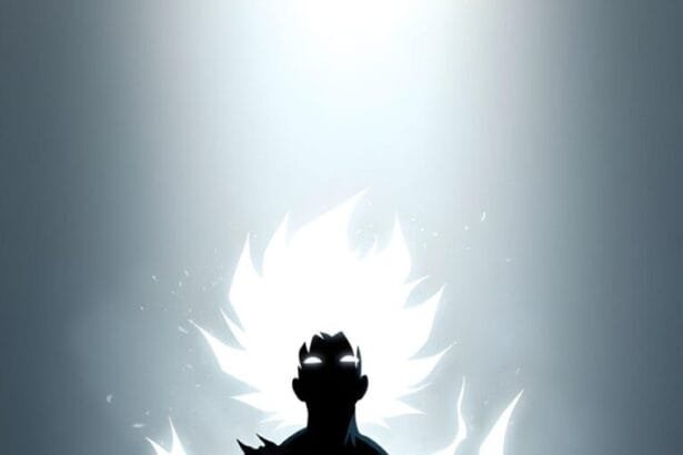 Glowing Silhouette Style Anime Wallpaper