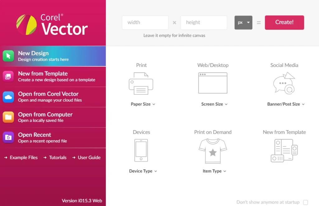 Preview of corel vector