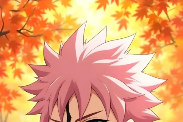 Vibrant Pink-Haired Anime Wallpaper in 4K