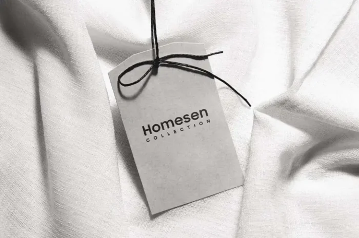 Free Apparel Tag Mockup