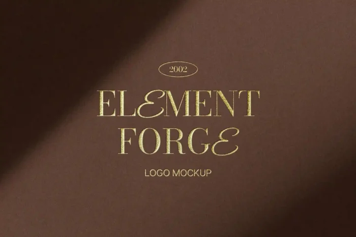 Free Elegant Logo Mockup – Showcase Your Design with Style!