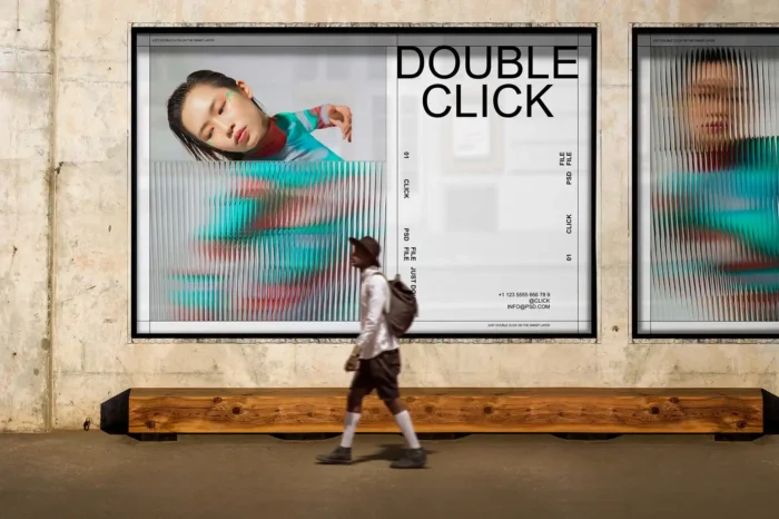 Realistic outdoor billboard ads mockup for professional advertising presentations.