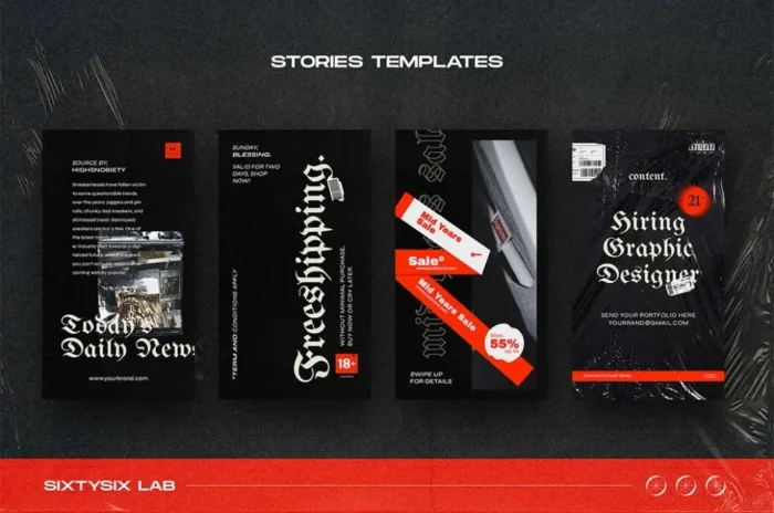 Free customizable Instagram PSD templates for posts, stories, and branding. Perfect for personal and commercial use.