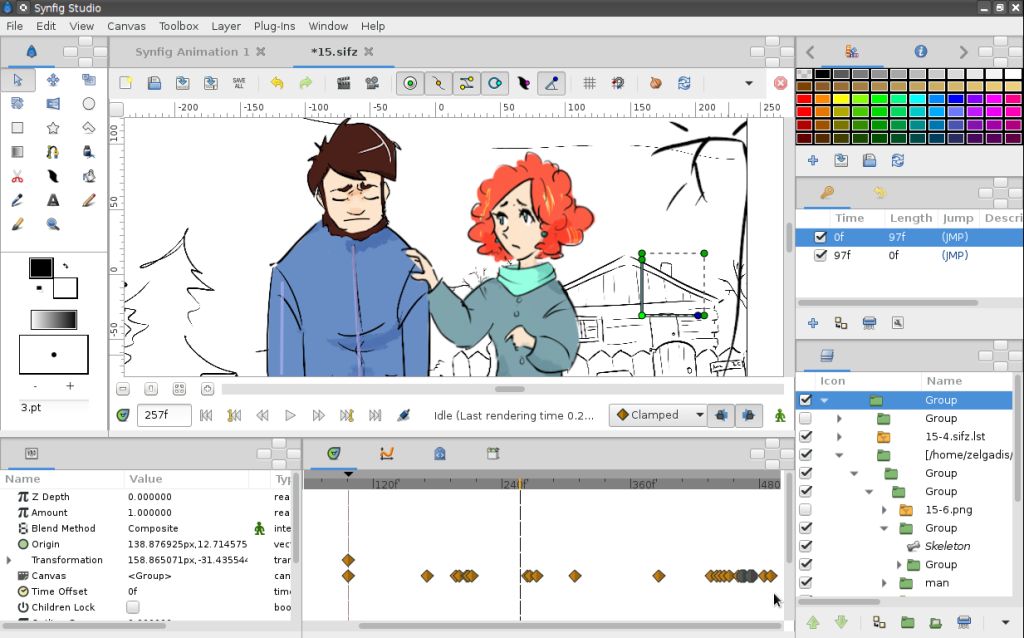 17 Best Free Graphic Design Software in 2025 | ResourceFlix Preview of Synfig studio