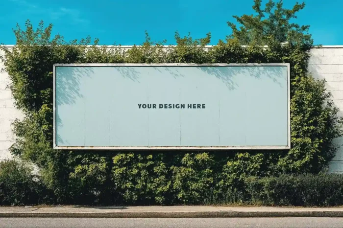 Realistic Urban Big Banner Mockup PSD - Image 3