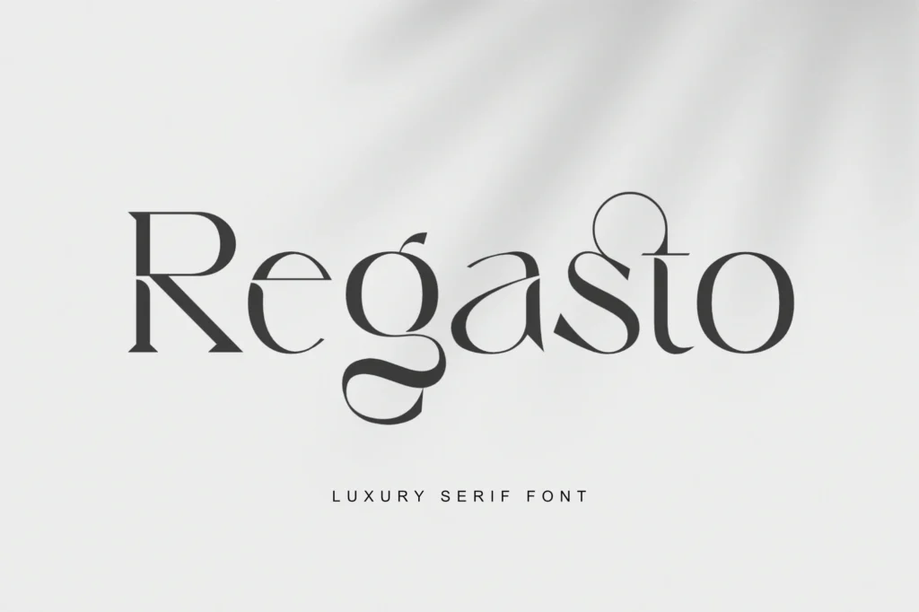 Regasto – Luxury Serif Font