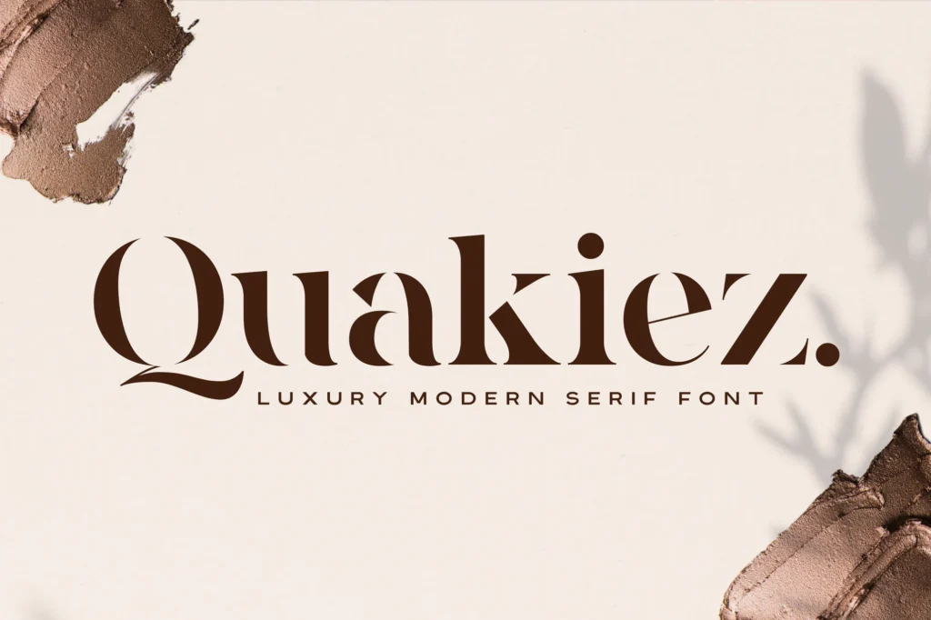 Quakiez – Luxury Modern Serif
