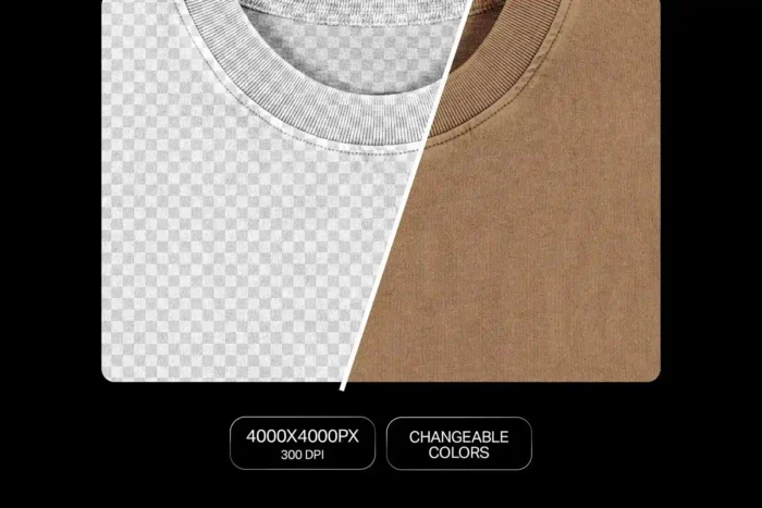 Free Oversize T-Shirt Mockup