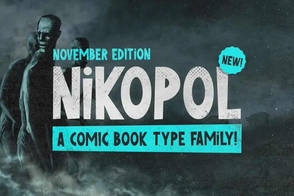 20 Professional Comic Book Fonts That Designers Love | ResourceFlix Nikopol