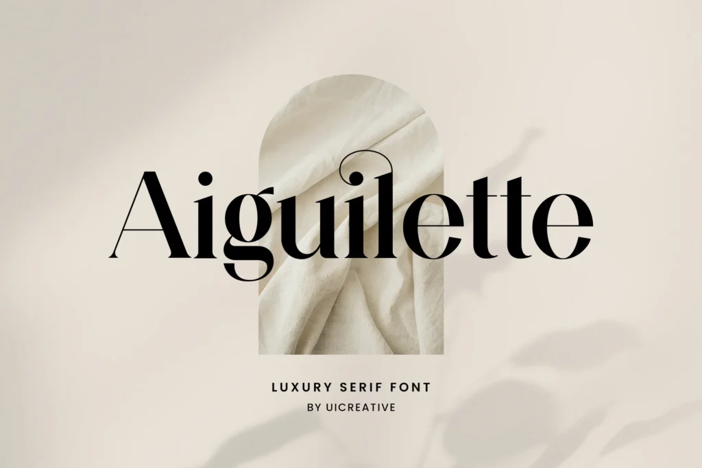 Aiguilette Luxury Serif Font