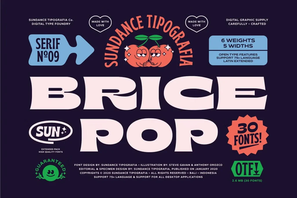 Brice logo font