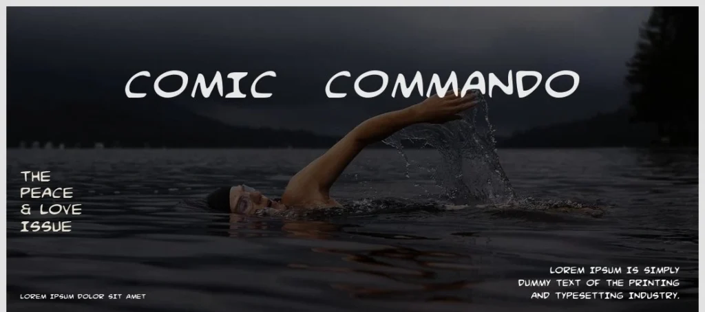 20 Professional Comic Book Fonts That Designers Love | ResourceFlix Comic Book Commando