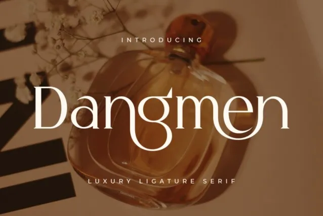 Dangmen – Luxury Ligature Serif