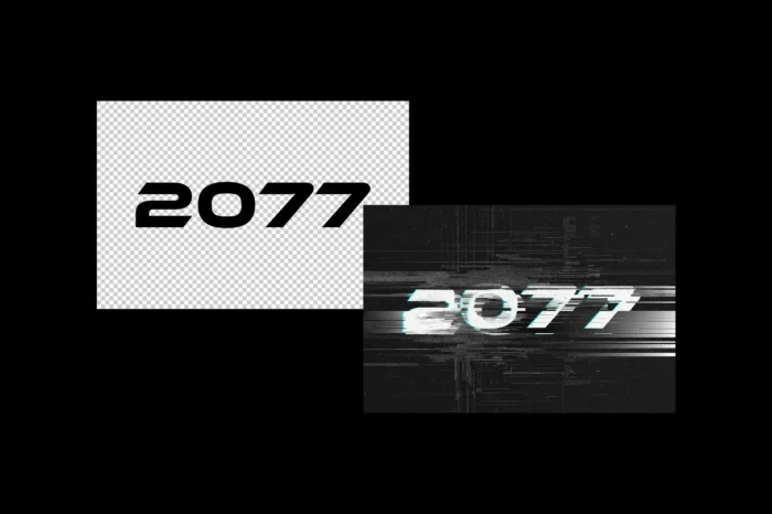 Free Destroy Cyber Glitch Text Effect
