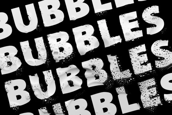 Free Distort Bubble Text Effect!