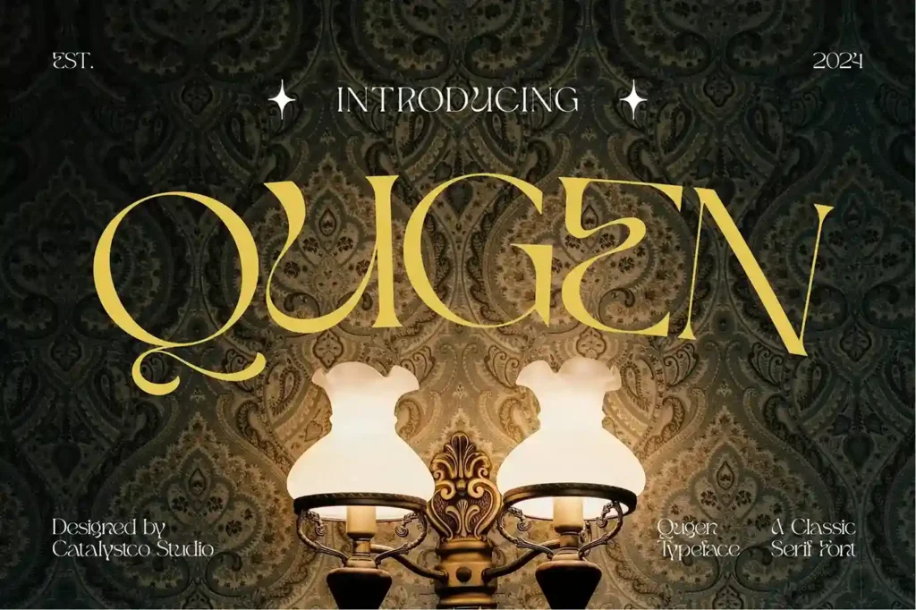 Qugen Luxury Serif Font
