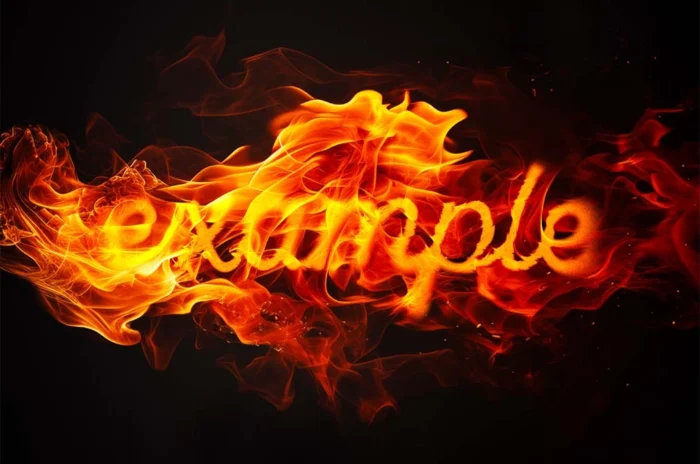 Free Melting Fire Flames Text Effect!