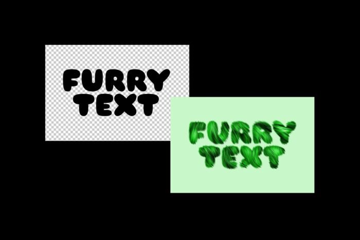 Free Soft Furry Text Effect