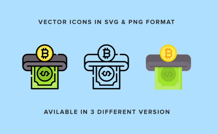 Free Crypto Blockchain Vector Icons